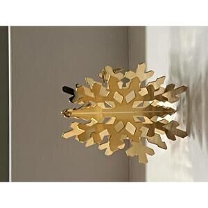 Danbury Mint Vintage 23k Gold Plated Christmas Ornament 1984